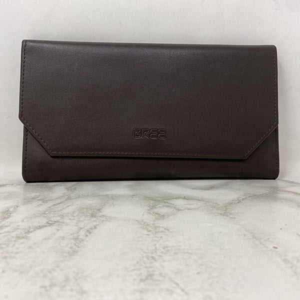 WOMEN'S WALLET/WRISTLET chocolate brown
