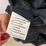 MOTION WOMEN'S DRESS grey plaid L