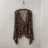 WOMEN'S TOP brown black mix 4X