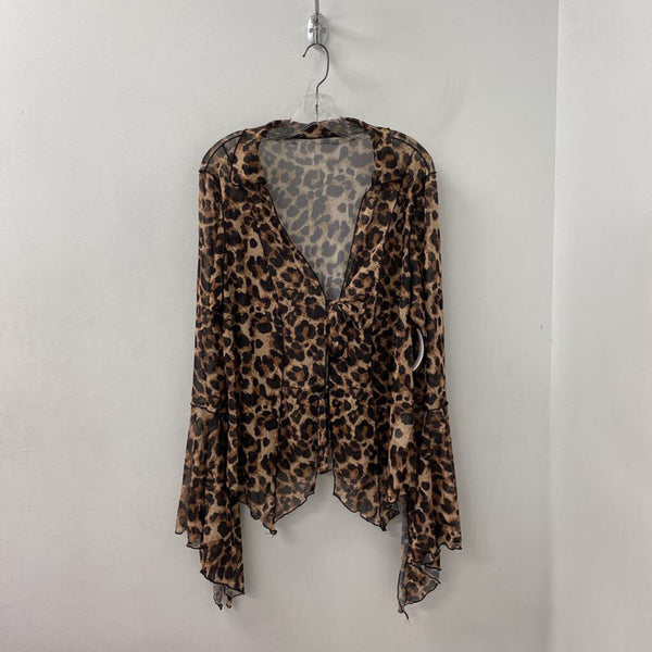 WOMEN'S TOP brown black mix 4X