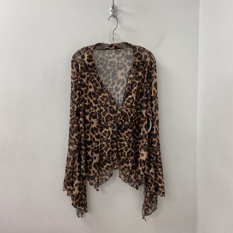 WOMEN'S TOP brown black mix 4X