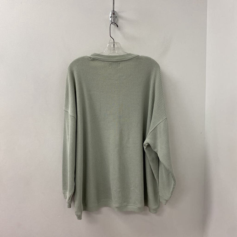 AERIE WOMEN'S SWEATER seafoam XL