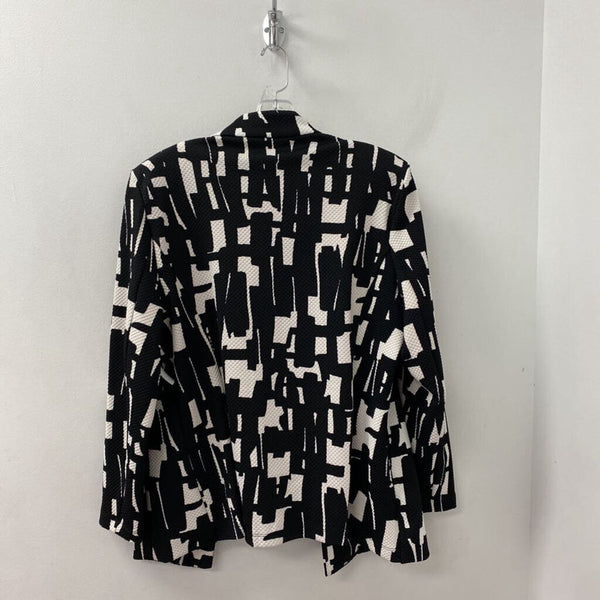 TANJAY WOMEN'S BLAZER/JACKET black white 14