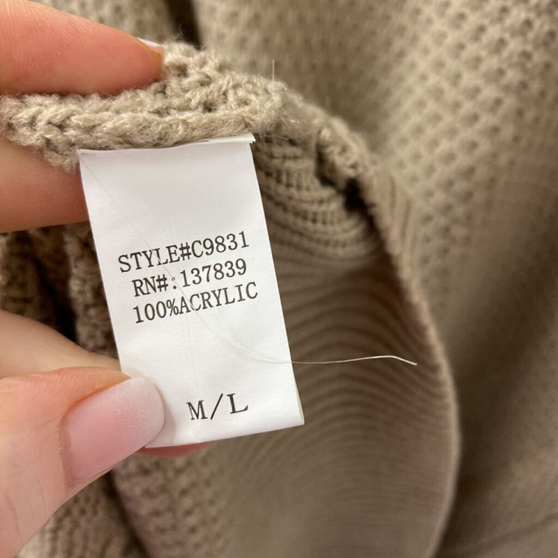 debut WOMEN'S CARDIGAN beige M/L