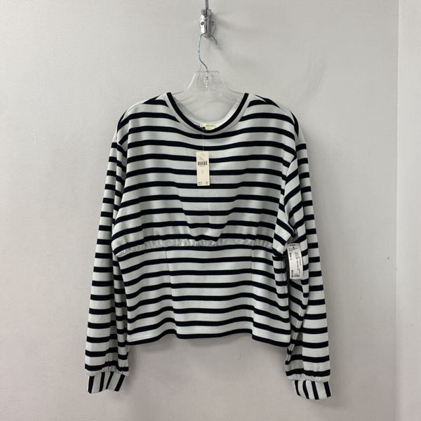 MAEVE WOMEN'S SWEATER black white mix L
