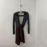 DIANE von FURSTENBERG WOMEN'S DRESS black red white mix 6