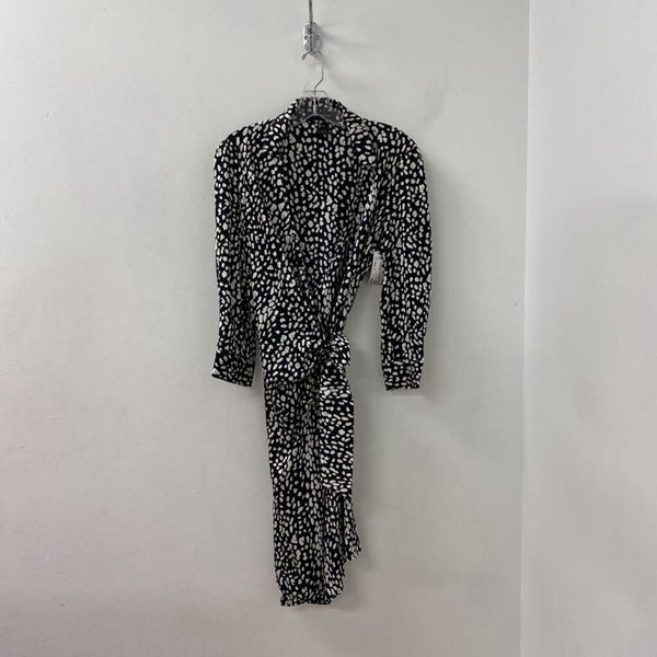 PINK TARTAN WOMEN'S DRESS black white mix 4