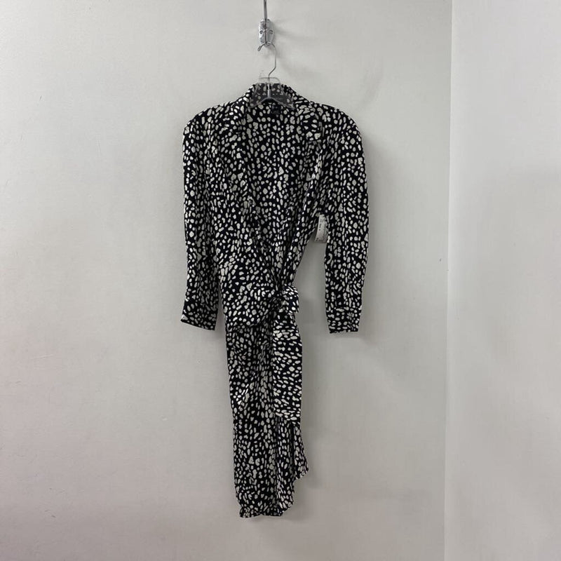 PINK TARTAN WOMEN'S DRESS black white mix 4
