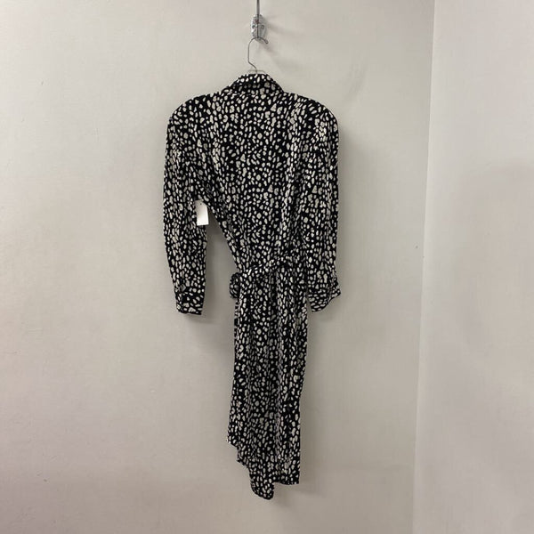 PINK TARTAN WOMEN'S DRESS black white mix 4