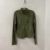 LULULEMON WOMEN'S ACTIVE TOP olive green black mix L