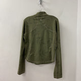 LULULEMON WOMEN'S ACTIVE TOP olive green black mix L