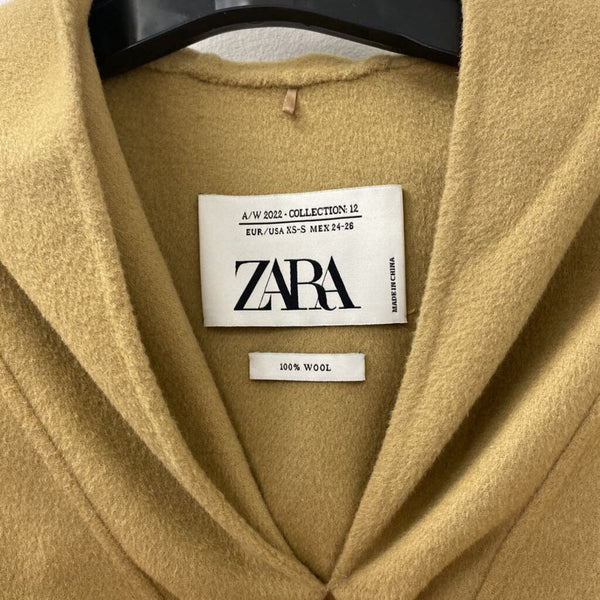 ZARA WOMEN'S COAT tan XS/S