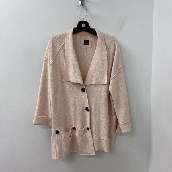 TARAVA WOMEN'S BLAZER/JACKET pale pink L/XL