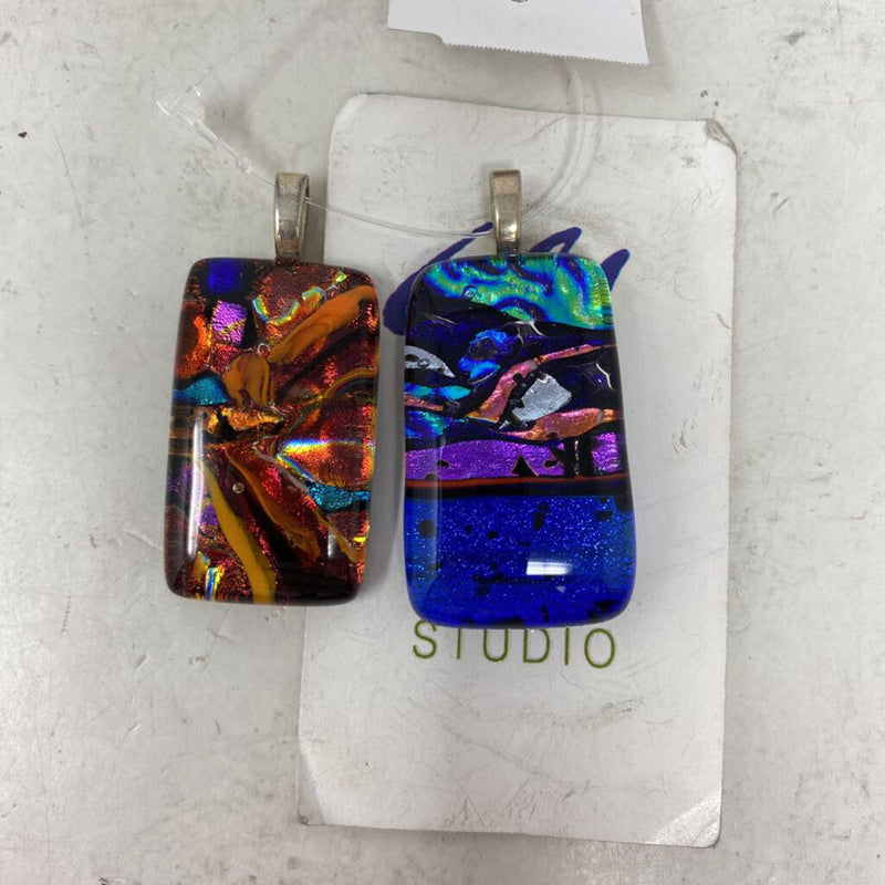 WOMEN'S PENDANT blue orange