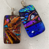 WOMEN'S PENDANT blue orange