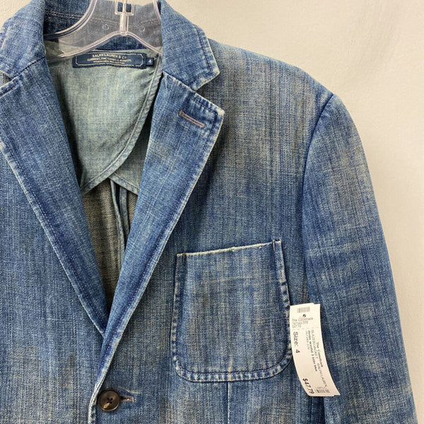 RALPH LAUREN WOMEN'S BLAZER/JACKET blue 4