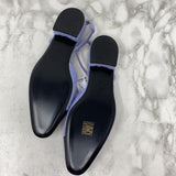 CHANEL WOMEN'S FLATS purple black mix 39.5