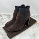 TOD'S WOMEN'S BOOTS brown black mix 37
