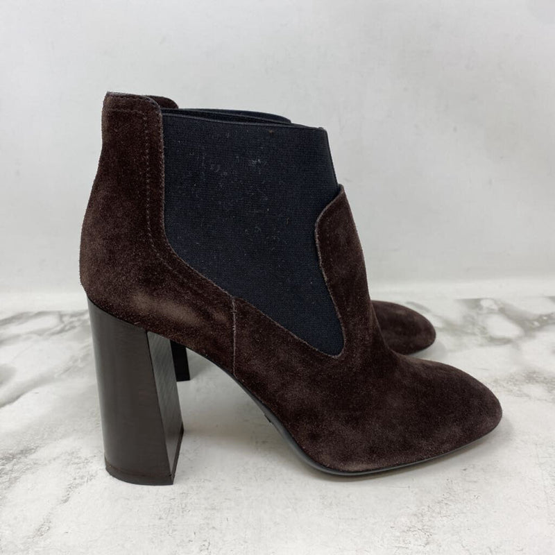 TOD'S WOMEN'S BOOTS brown black mix 37