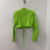 ZARA WOMEN'S BLAZER/JACKET lime green XS