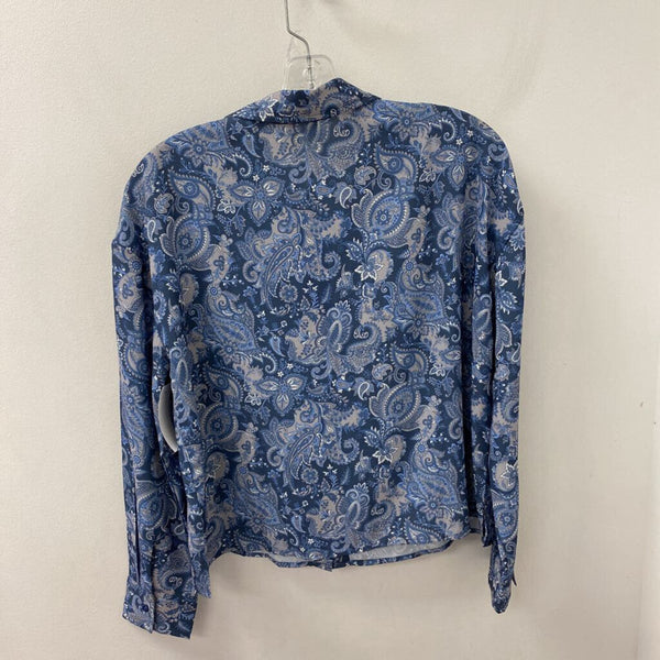 TWIK WOMEN'S BLOUSE/SHIRT blue mix S