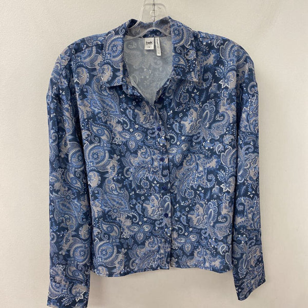 TWIK WOMEN'S BLOUSE/SHIRT blue mix S