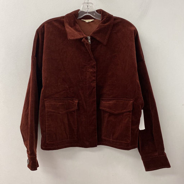 MELLODAY WOMEN'S BLAZER/JACKET burgundy L
