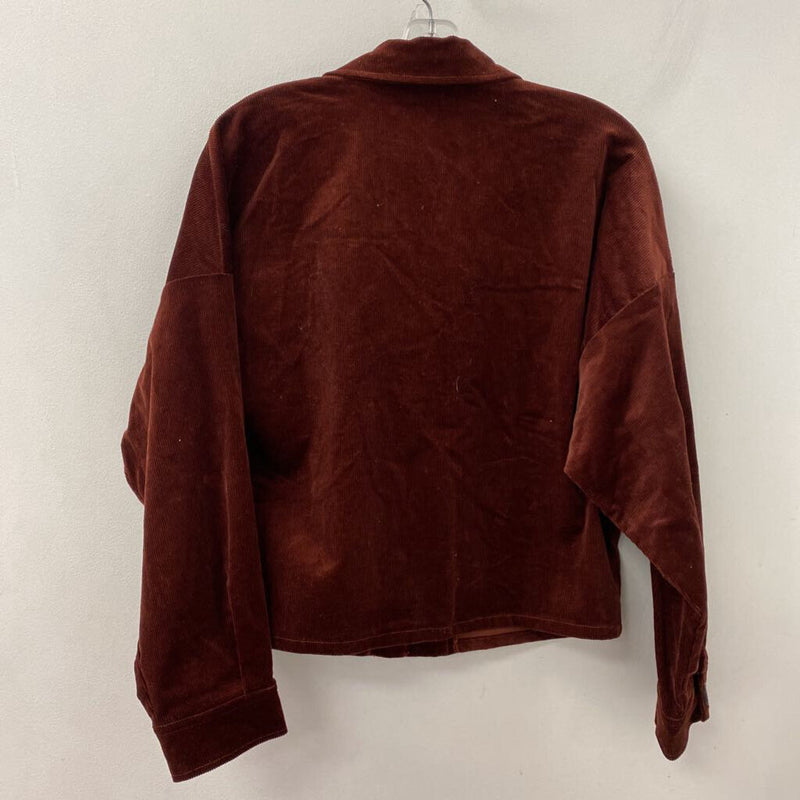 MELLODAY WOMEN'S BLAZER/JACKET burgundy L