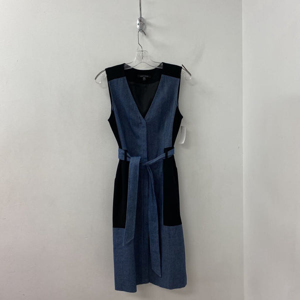 JUDITH & CHARLES WOMEN'S DRESS blue black mix 10