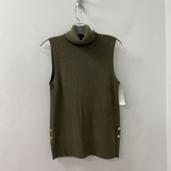 MICHAEL/Michael Kors WOMEN'S SWEATER olive green M