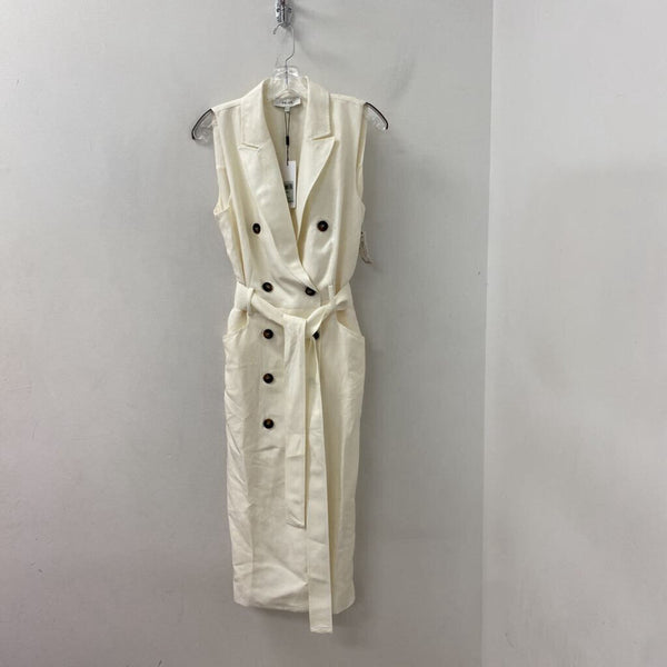 REISS WOMEN'S DRESS cream 8
