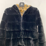 WOMEN'S COAT black brown mix S