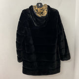 WOMEN'S COAT black brown mix S