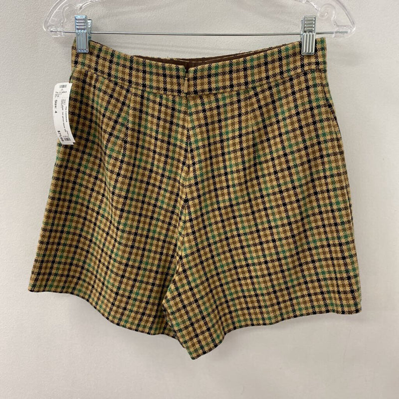 pinko WOMEN'S SKORT tan green black mix 4