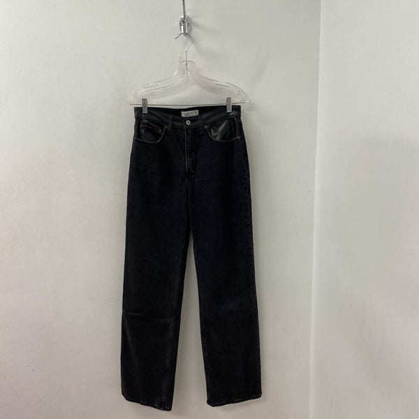 ABERCROMBIE & FITCH WOMEN'S JEANS black S/28L