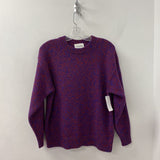 WILFRED WOMEN'S SWEATER blue burgundy mix XS