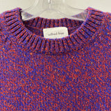 WILFRED WOMEN'S SWEATER blue burgundy mix XS