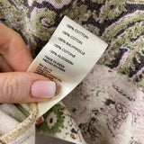 FREE PEOPLE WOMEN'S DENIM JACKET green pink multi mix S
