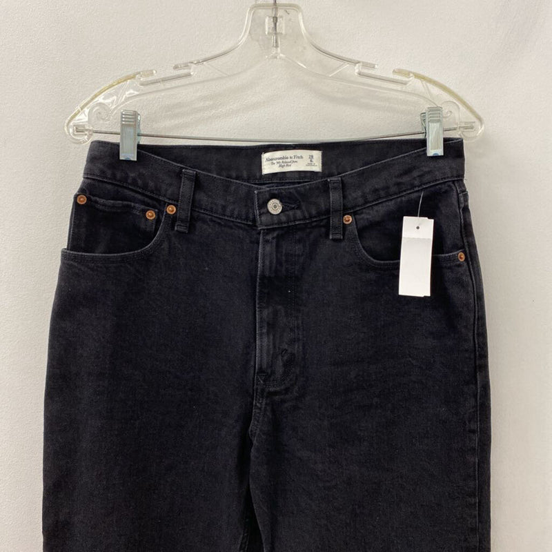 ABERCROMBIE & FITCH WOMEN'S JEANS black S/28L
