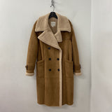 AVEC LES FILLES WOMEN'S COAT tan S