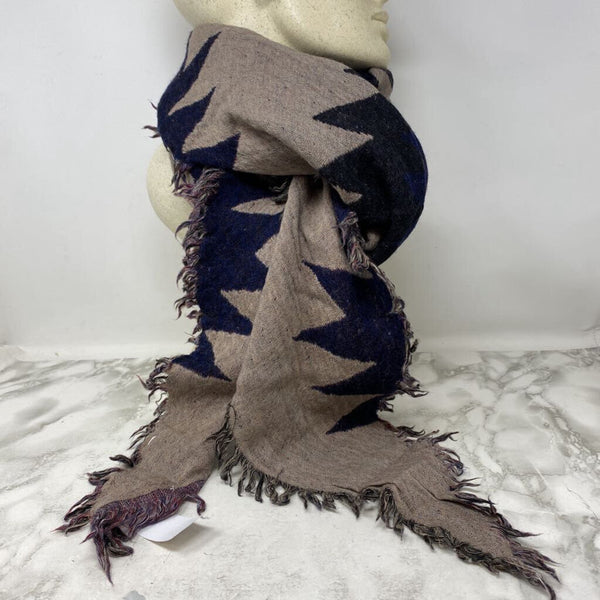 WOMEN'S SCARF/SHAWL black red taupe mix