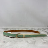 Club Monaco WOMEN'S BELT seafoam cream mix XS