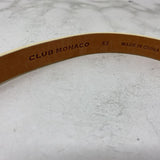 Club Monaco WOMEN'S BELT seafoam cream mix XS