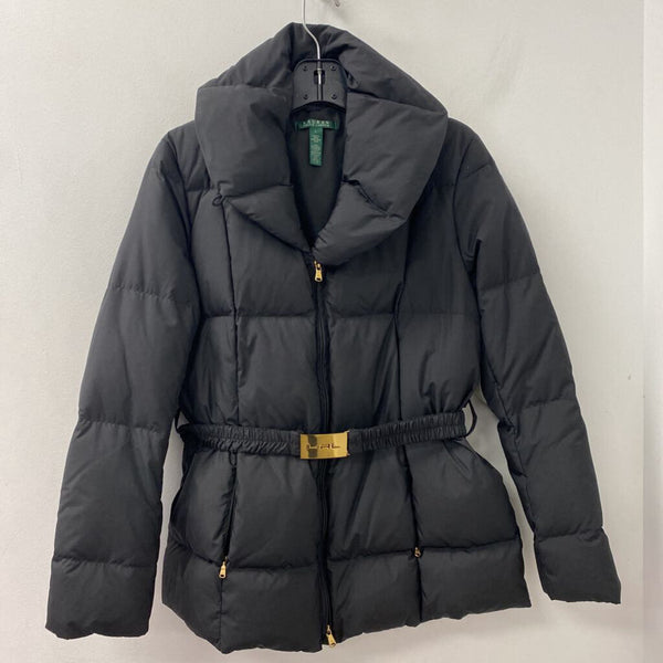 LAUREN ralph lauren WOMEN'S COAT black L