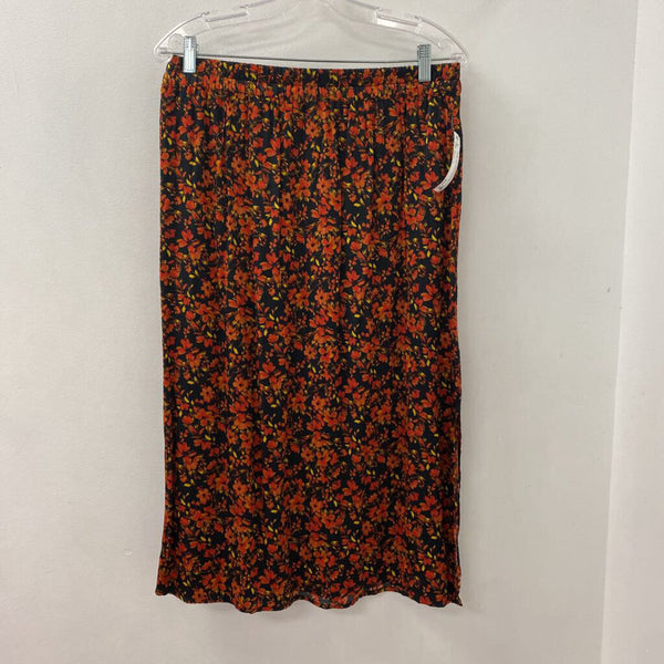 GAP WOMEN'S SKIRT black orange mix L