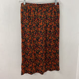 GAP WOMEN'S SKIRT black orange mix L