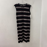 LOVE MOSCHINO WOMEN'S DRESS black white pink mix S/M