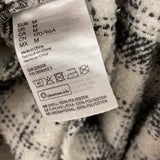 H&M WOMEN'S COAT white grey mix M