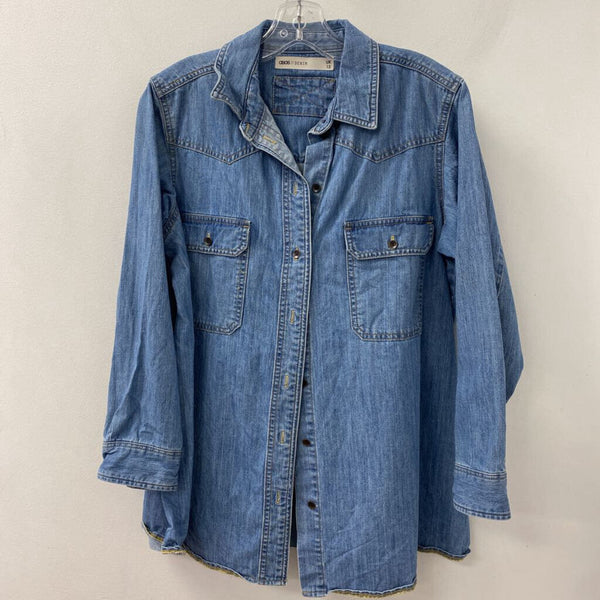 ASOS WOMEN'S BLOUSE/SHIRT blue 8