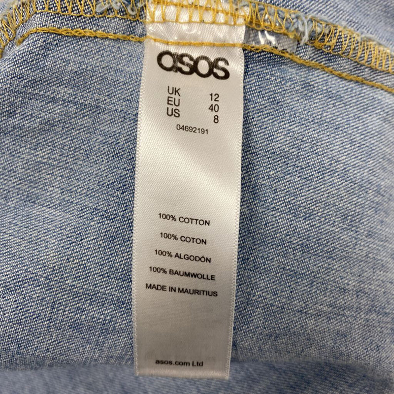 ASOS WOMEN'S BLOUSE/SHIRT blue 8